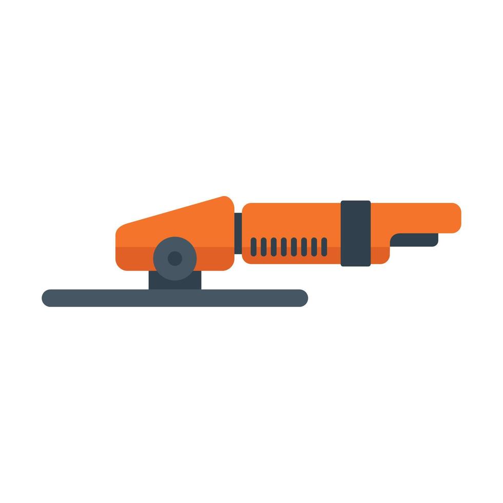 Grind machine icon flat vector. Grinder tool vector