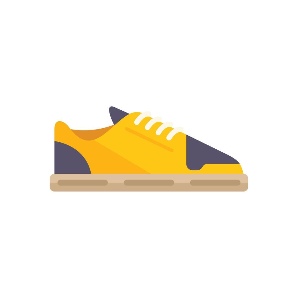Sneaker design icon flat vector. Sport shoe vector