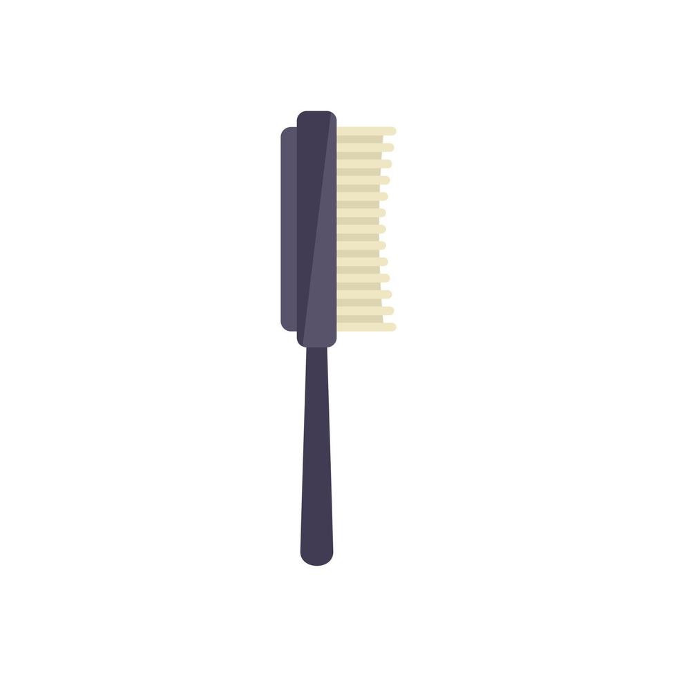 Foot bath brush icon flat vector. Spa water vector