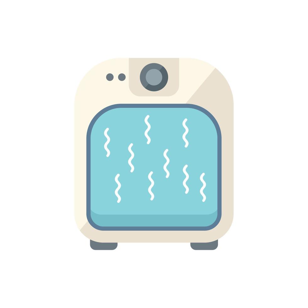 Massage foot bath icon flat vector. Spa water vector