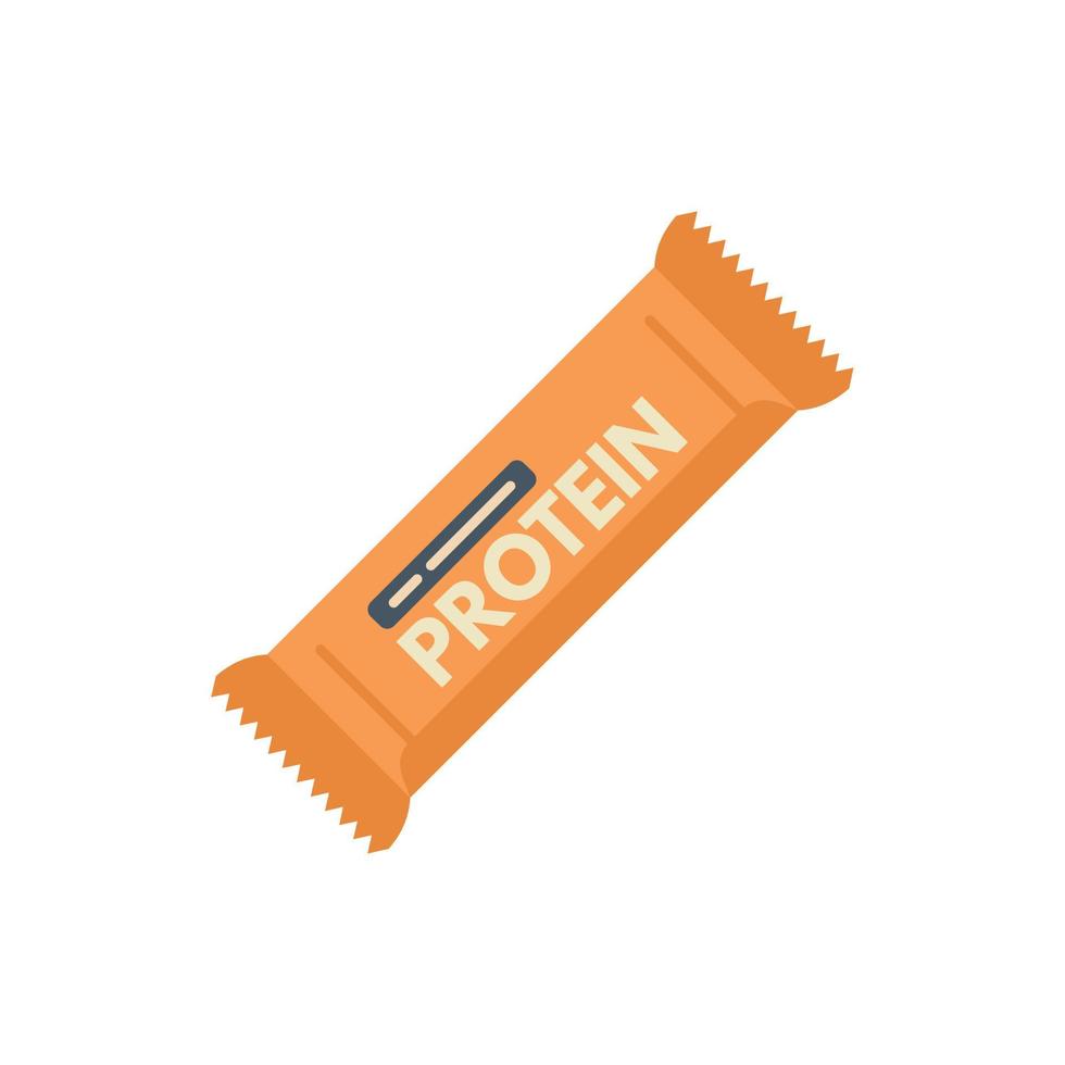 Diet protein icon flat vector. Gym food vector
