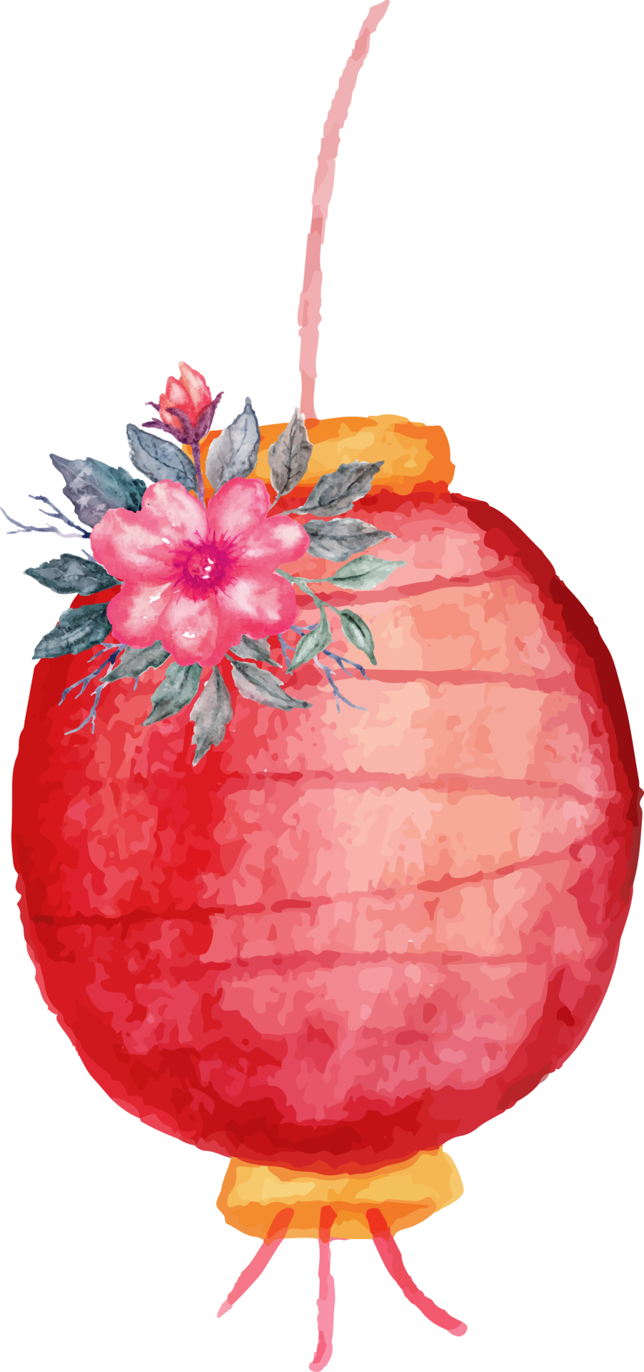 Watercolor Chinese New Year Lantern 17335439 Png Watercolor Chinese New Year Lantern 17335439 Png