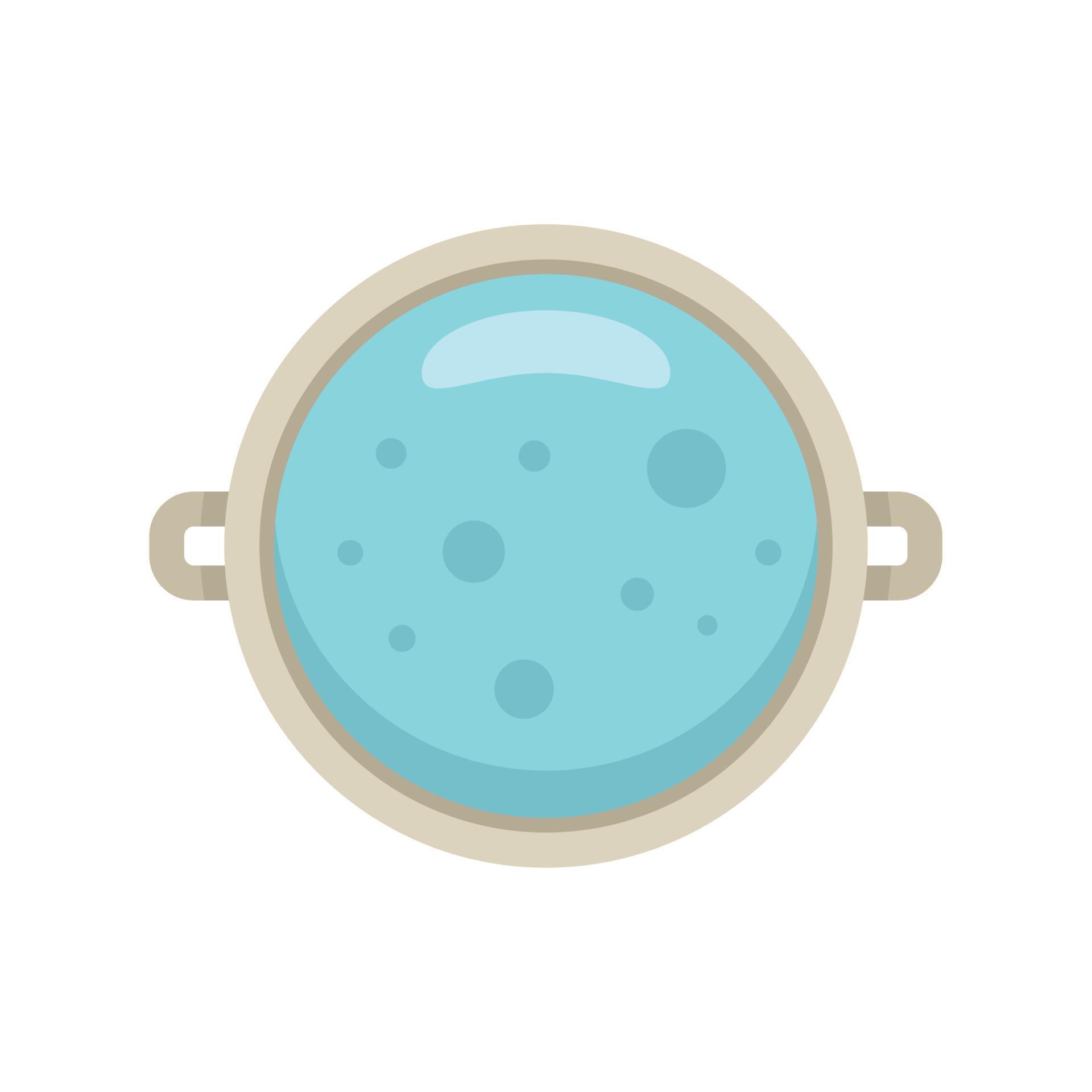 Foot bath water care icon flat vector. Feet spa 17335735 Vector Art at