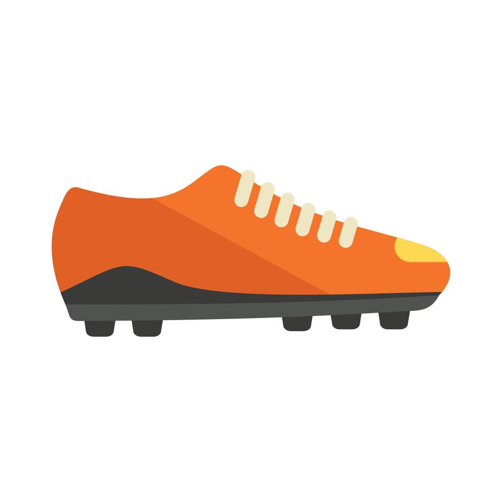 Athletic boot icon flat vector. Sport shoe vector