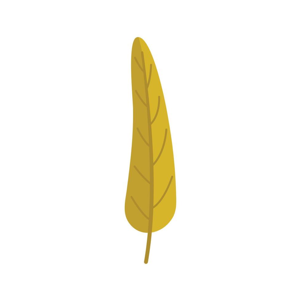 vector plano de icono de hoja de otoño. otoño de arce