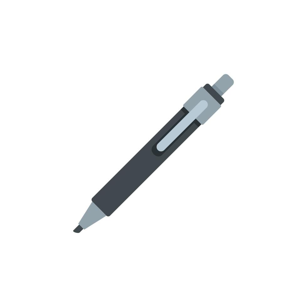 icono de marcador de tinta vector plano. pluma de firma