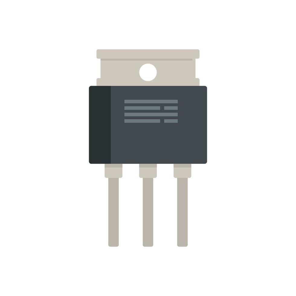 vector plano del icono del regulador de tensión de alimentación. estabilizador electrico