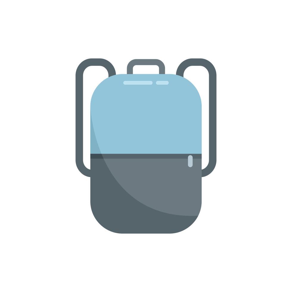 escuela portátil mochila icono vector plano. bolsa de caso