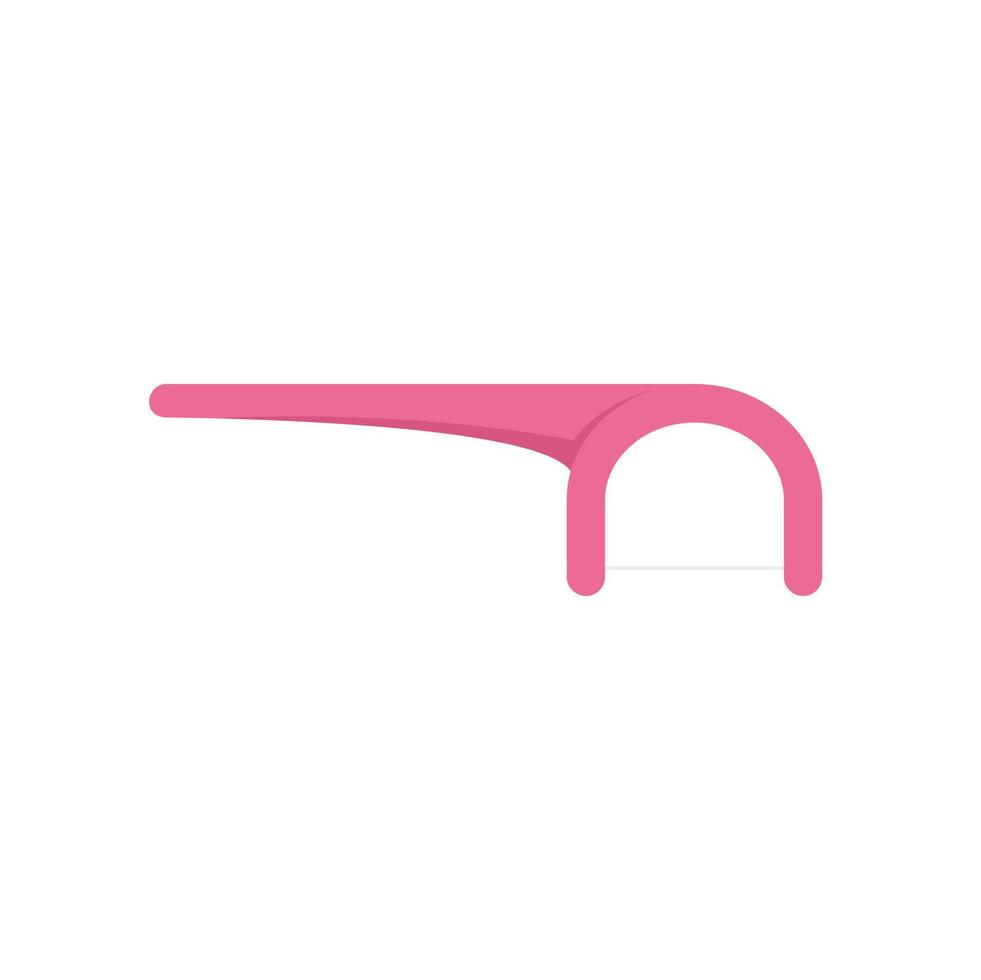 Personal toothpick icon flat vector. Tooth pick vector