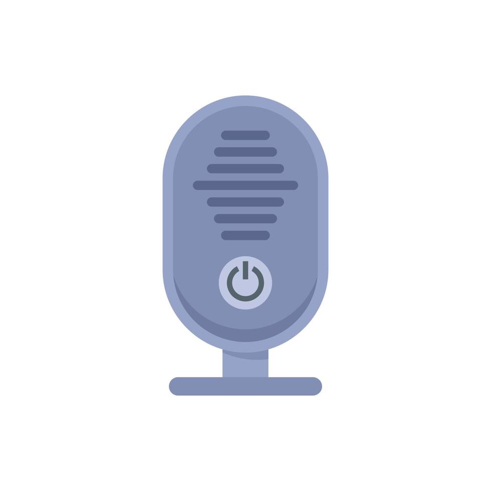 Radio baby monitor icon flat vector. Rattle toy vector