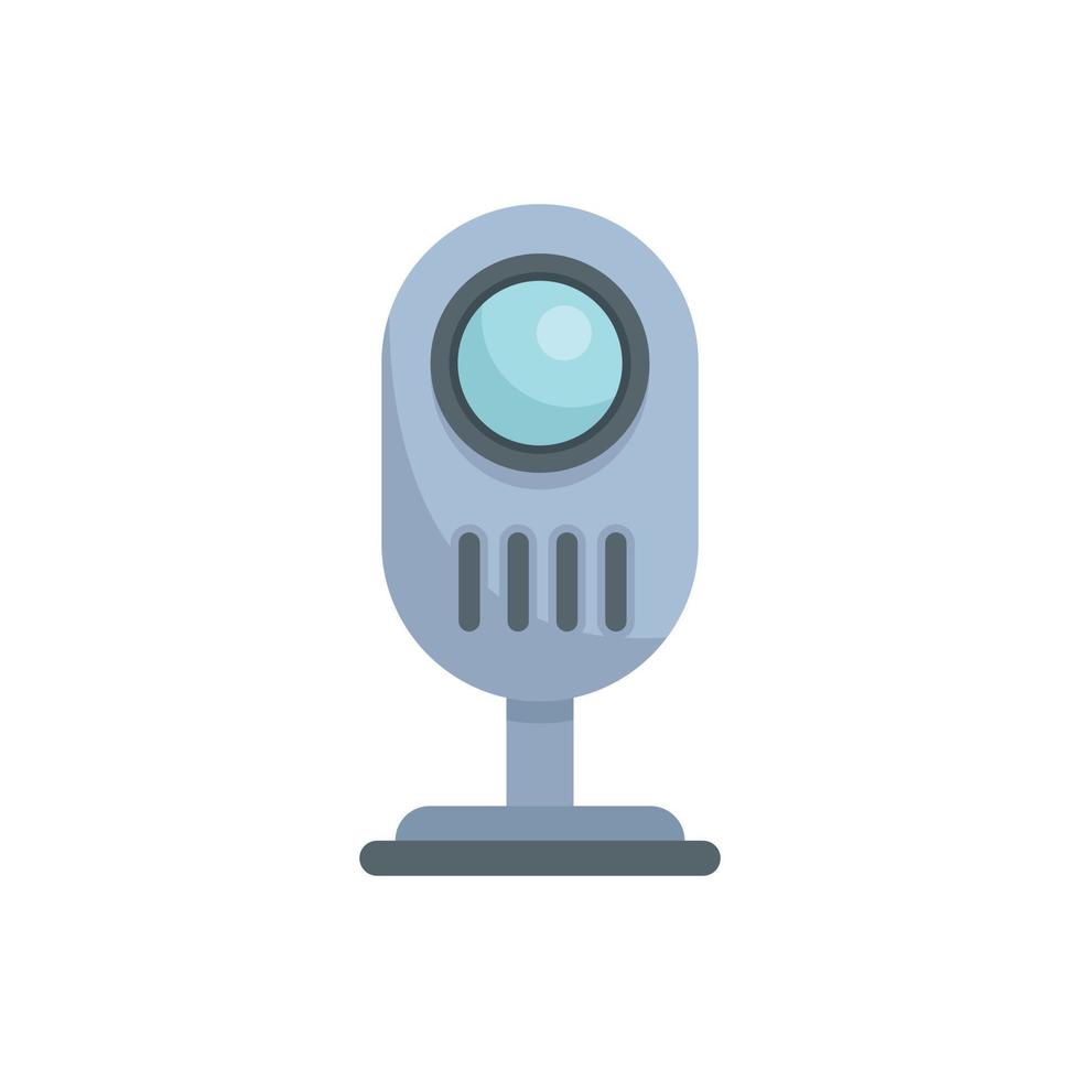 Baby monitor icon flat vector. Radio infant vector