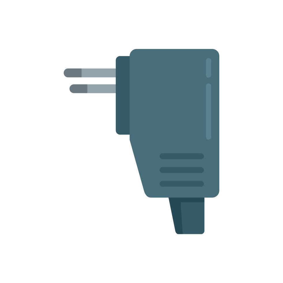 Recharge mobile icon flat vector. Phone charger vector