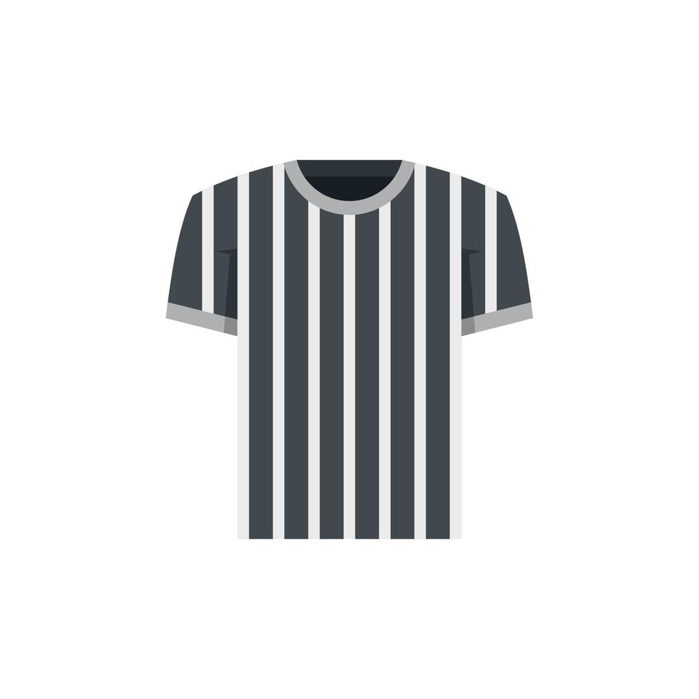 Referee shirt icon flat vector. Judge penalty vector