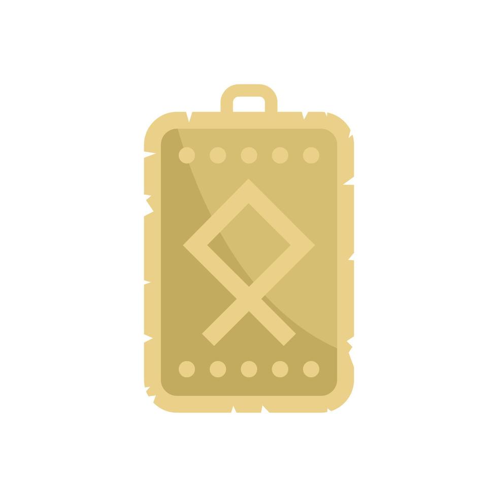 Esoteric amulet icon flat vector. Magic nazar vector