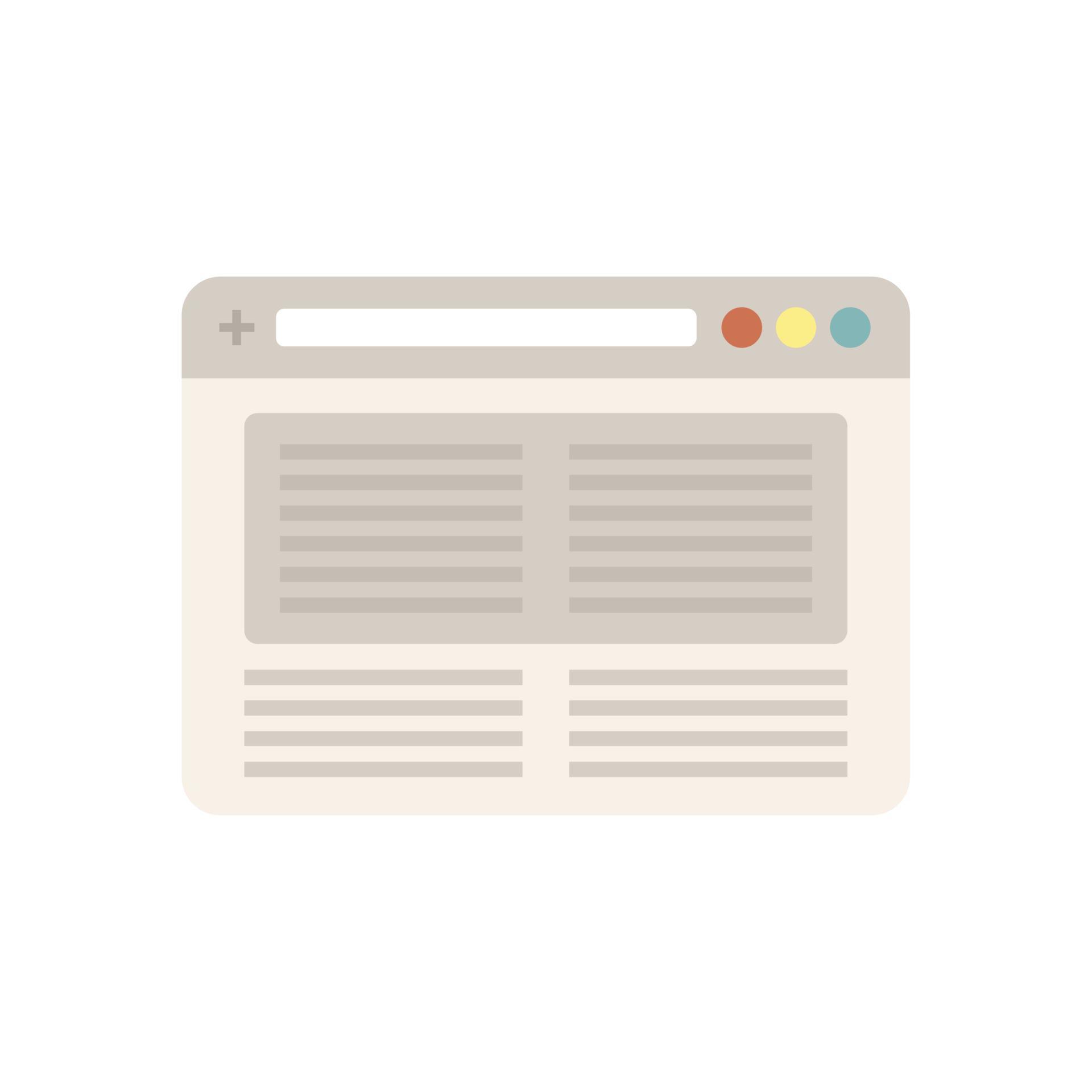 Browser blank icon flat vector. Computer window 17337461 Vector Art at ...