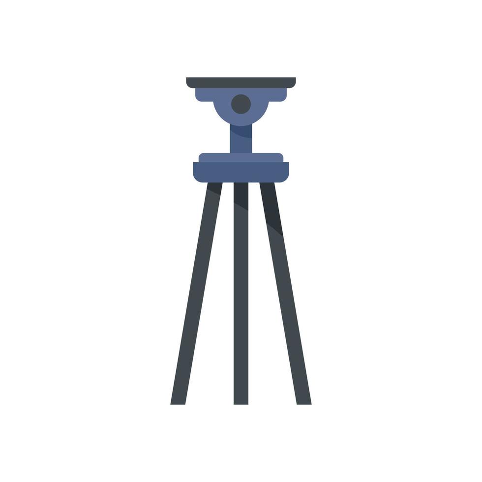 Carbon tripod icon flat vector. Smartphone photo stand vector