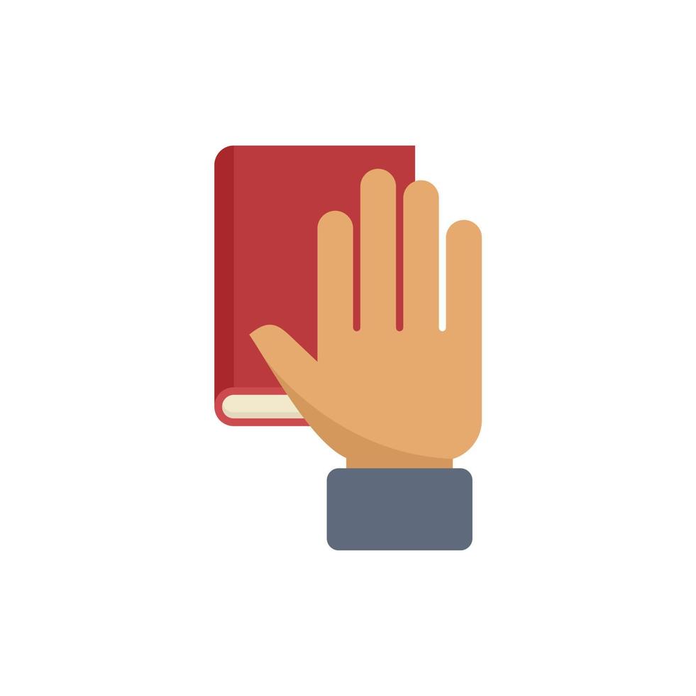 Touch book icon flat vector. Online appointment vector