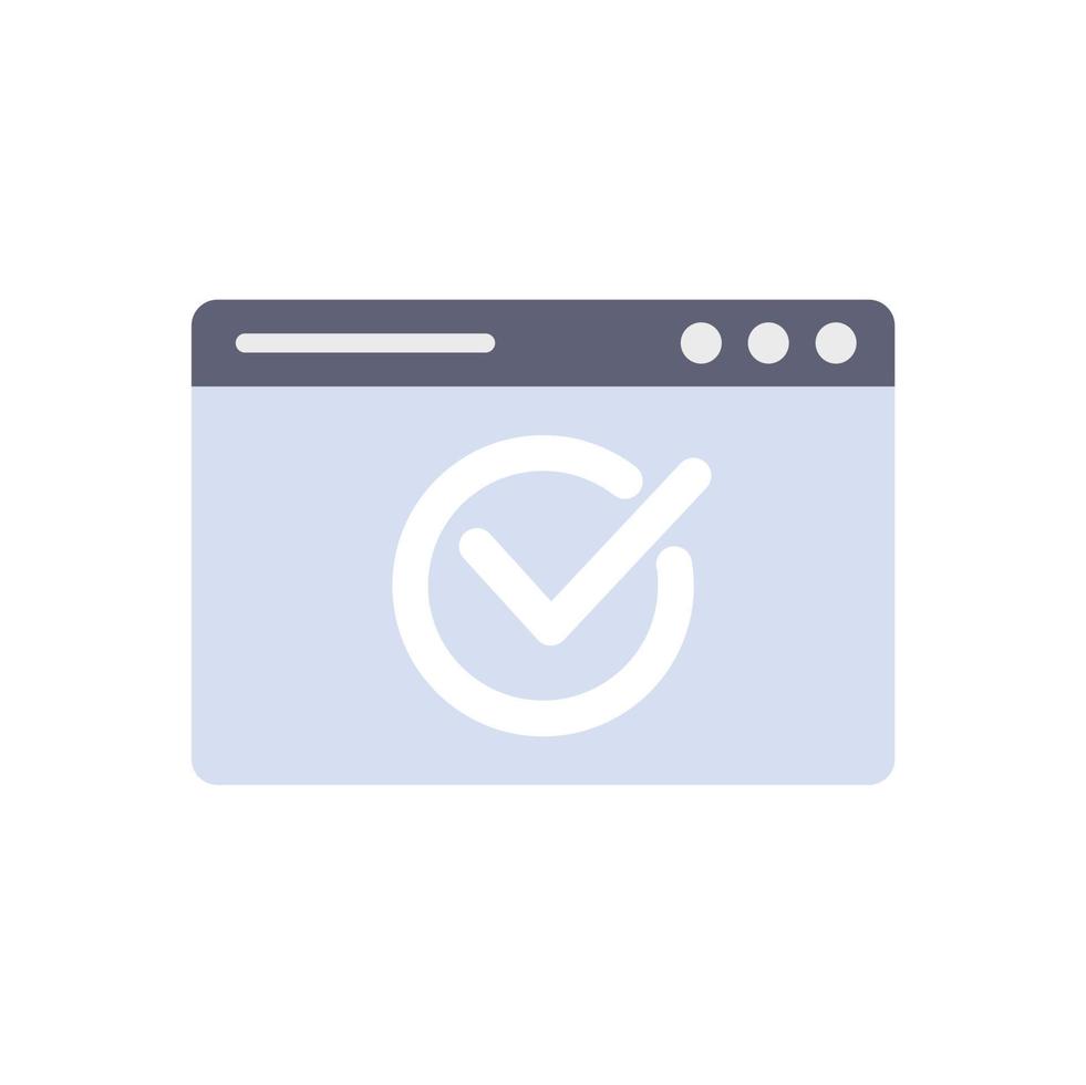 Quality web site icon flat vector. Learn doubt vector