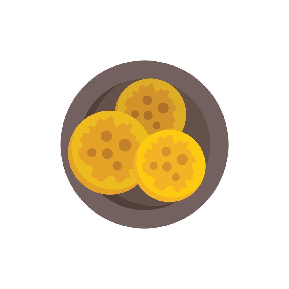 Greece food icon, flat style vector