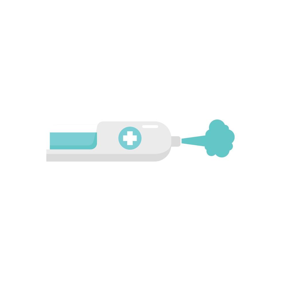 Disinfection spray icon, flat style vector