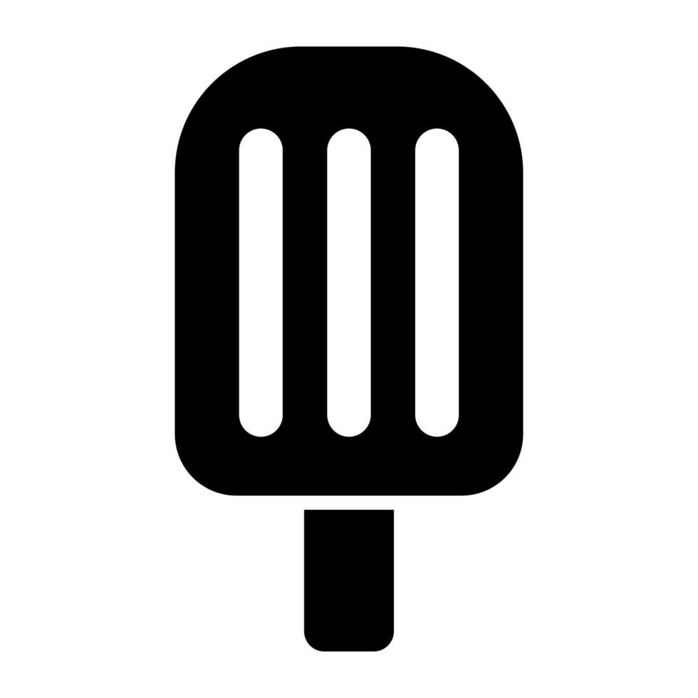 A beautiful vector of ice bar, popsicle ice candy icon