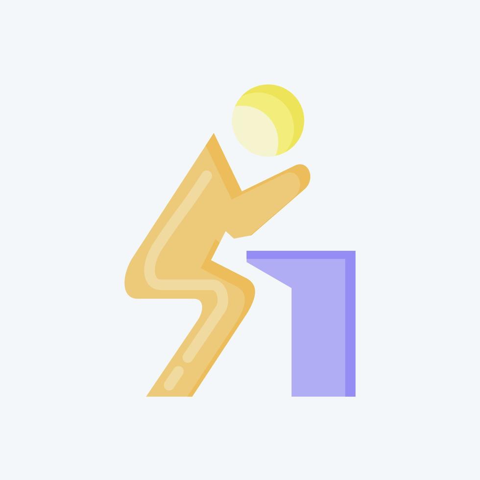Icon Badness an Sorrow. related to Psychological symbol. flat style. simple illustration. emotions, empathy, assistance vector