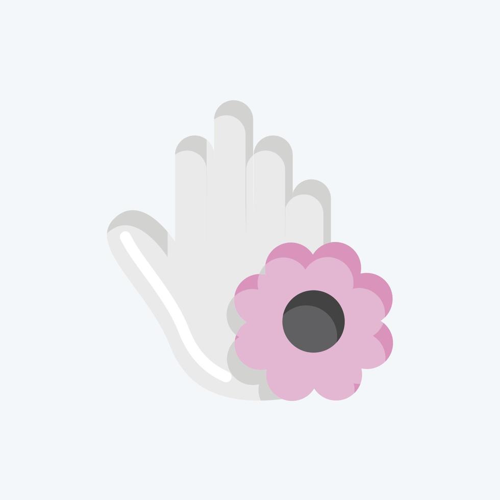 Icon Gratitude. related to Psychological symbol. flat style. simple illustration. emotions, empathy, assistance vector