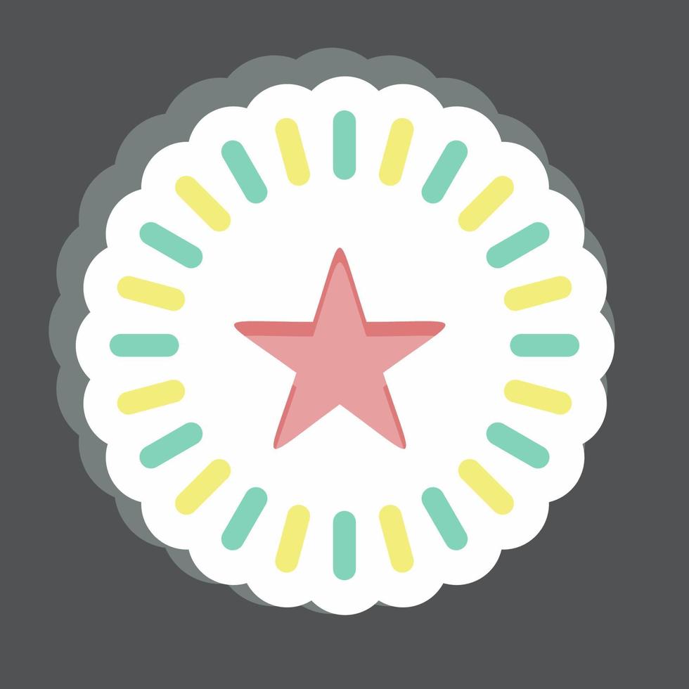 Sticker Dream. related to Psychological symbol. simple illustration. emotions, empathy, assistance vector