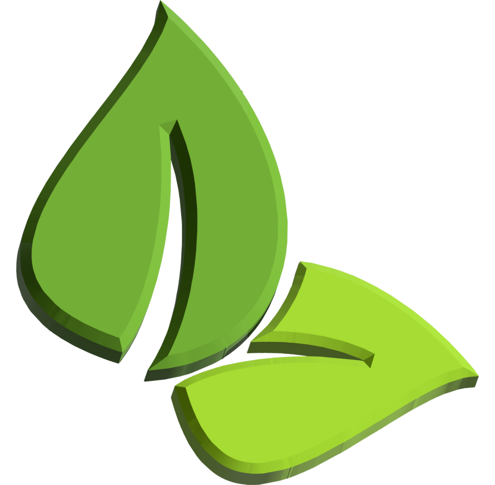 leaf icon 3d png