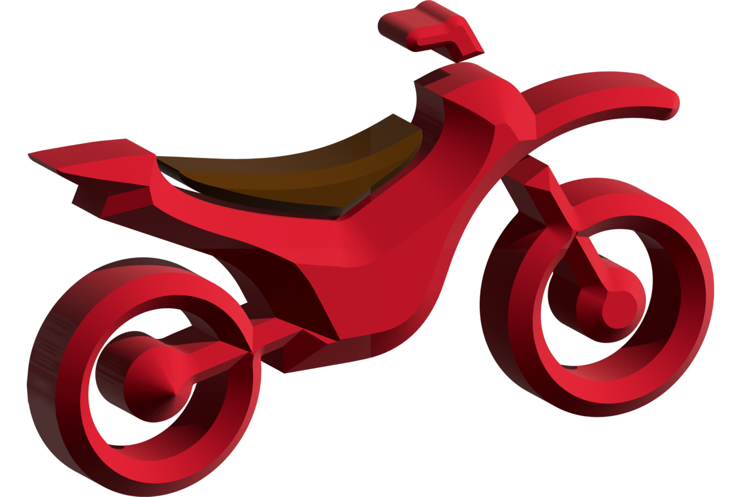 motocicleta ícone 3D png