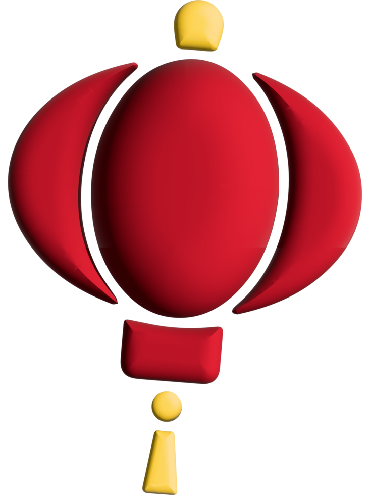 3d icon lampion png