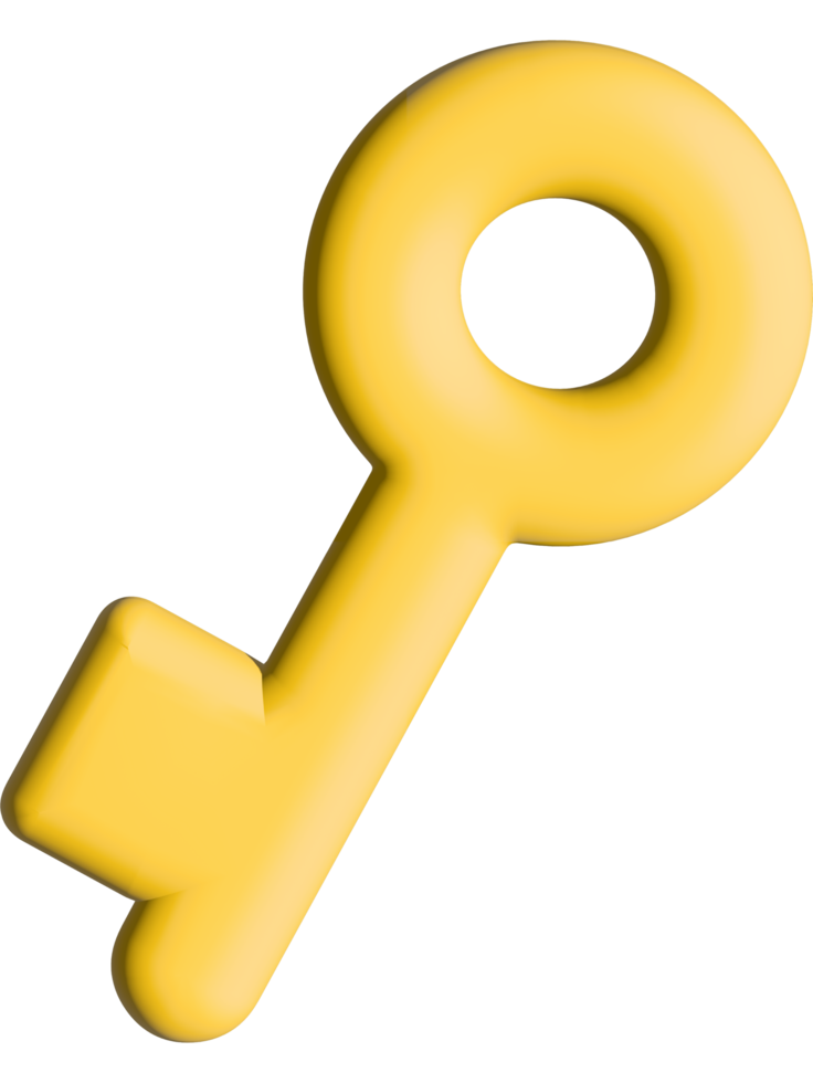 3d icon key png