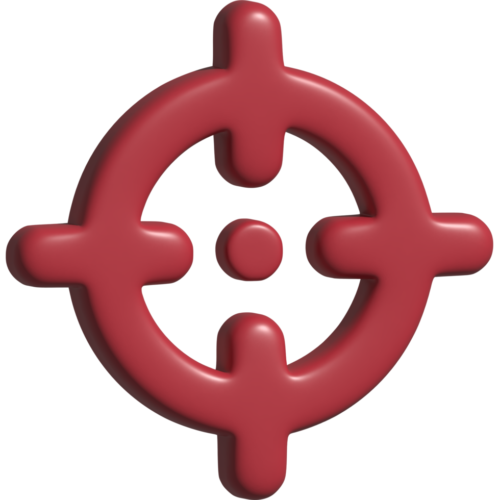 3d icon target png