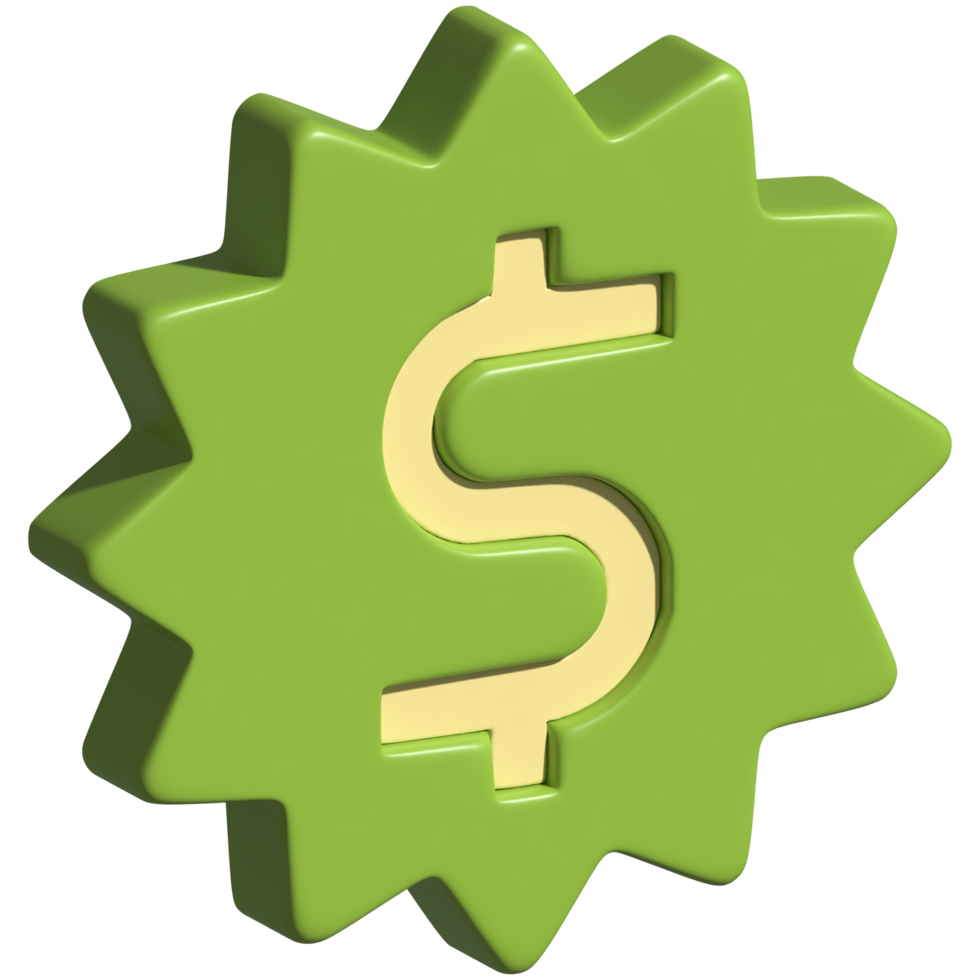 3d icon dollar png