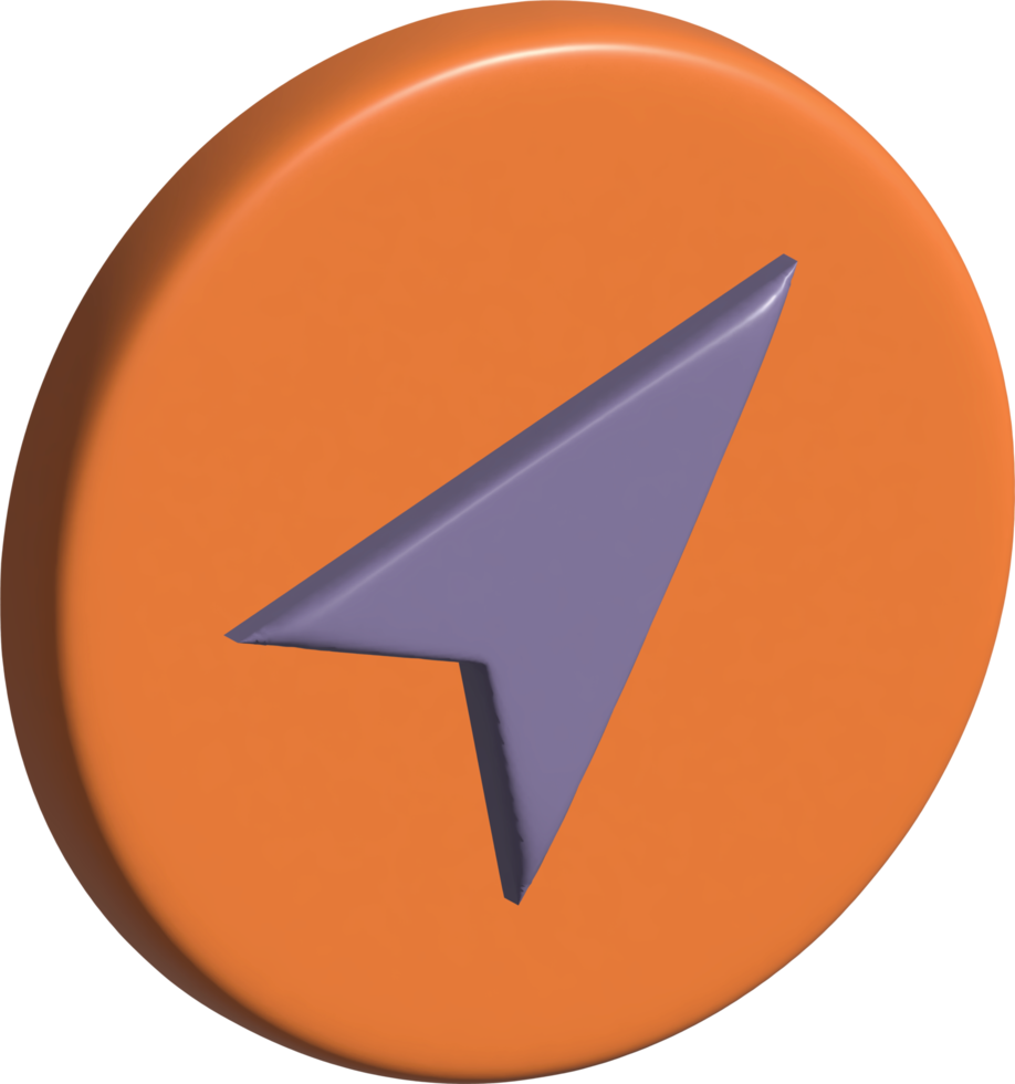 3d icon of navigation png
