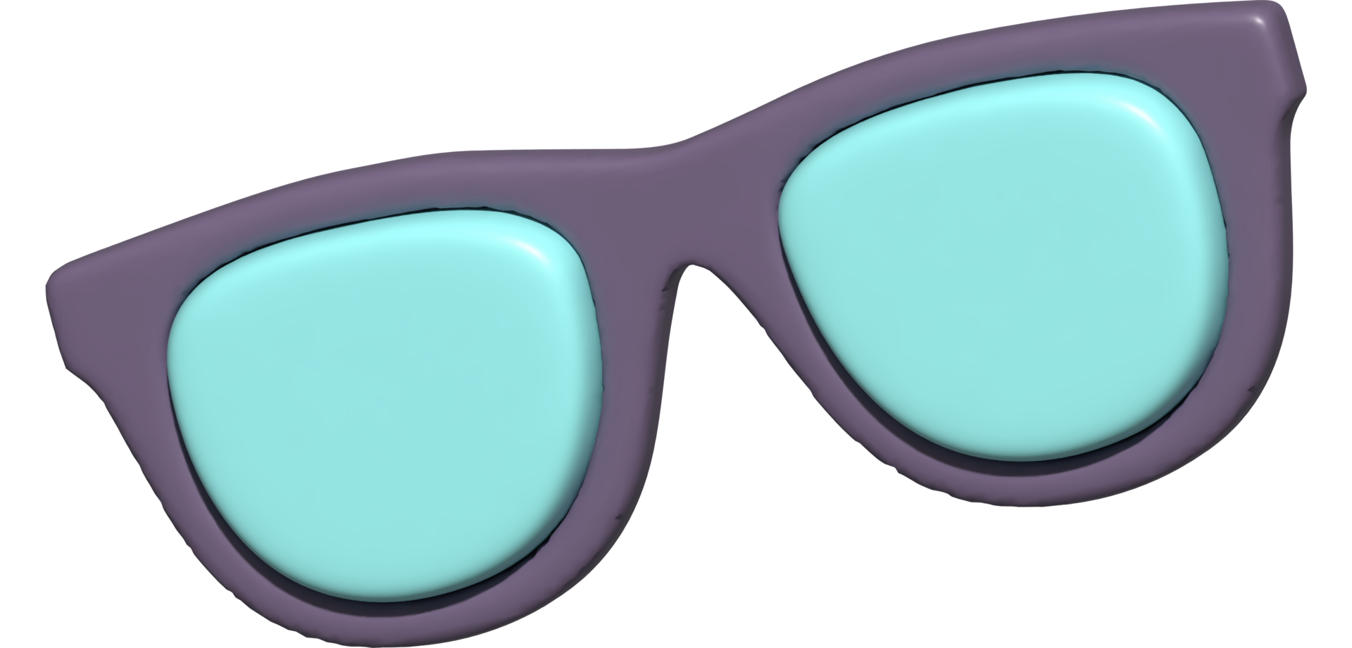 lunettes icône 3d png