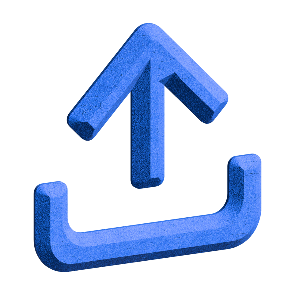 Upload-Symbol 3d png