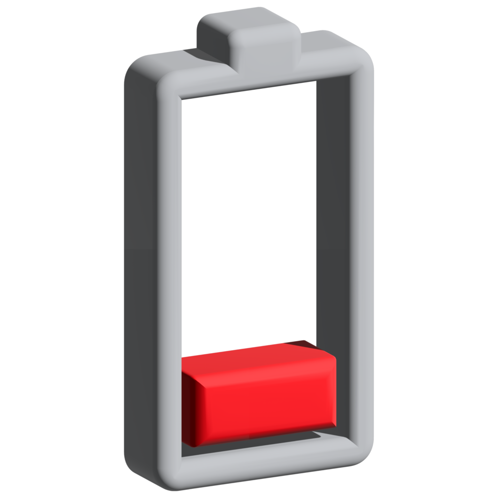 battery level 3d icon png