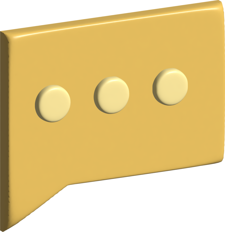 3d icon ballon chat png