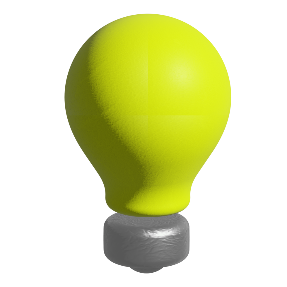 light bulb icon 3d png