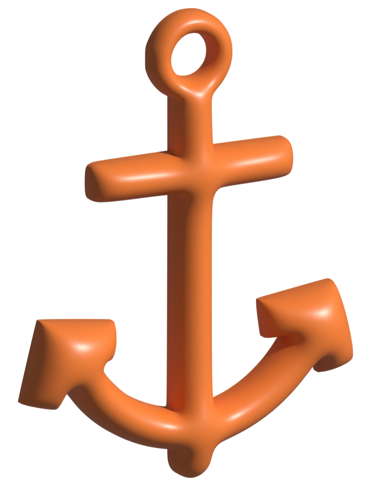 3d icon anchor png