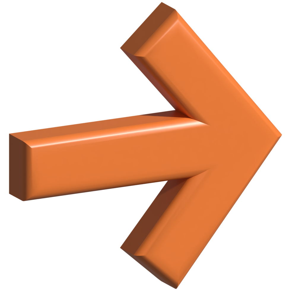 3d icon arrow right png