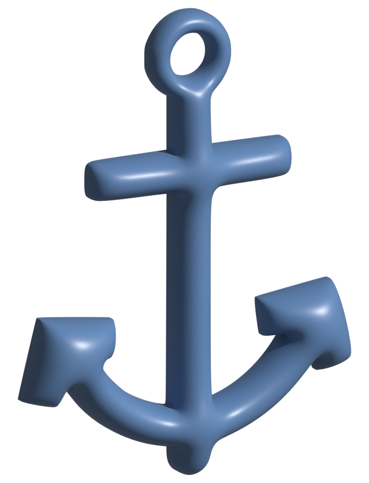 3d icon anchor png