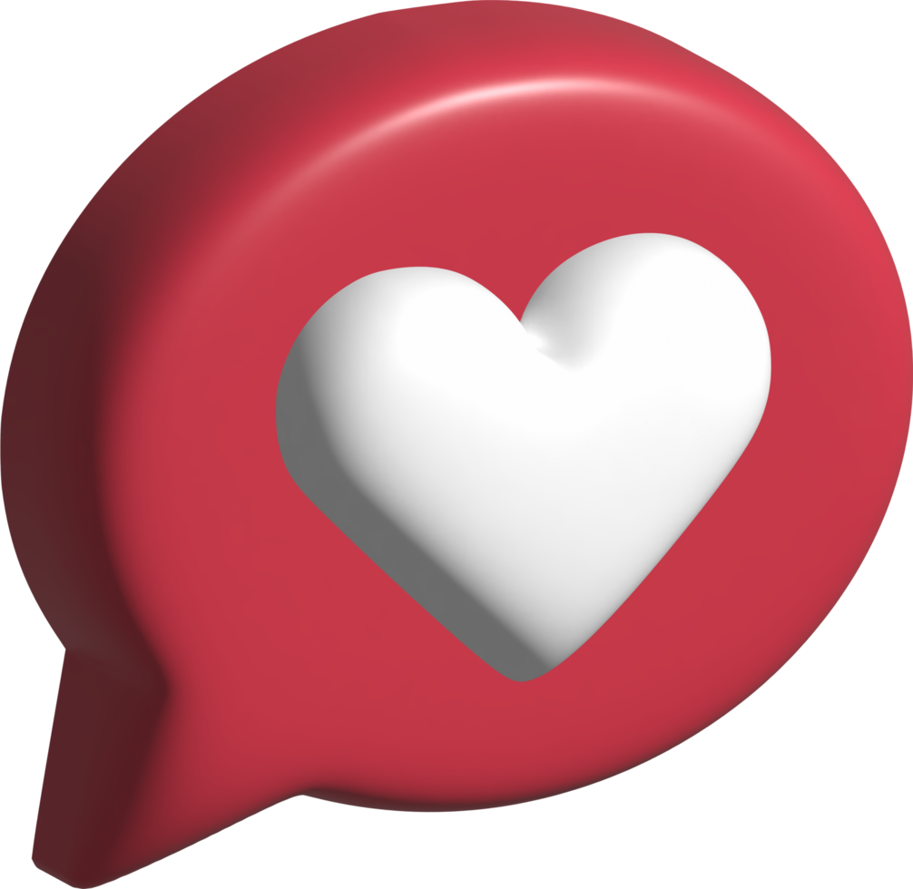 3d icon of like png