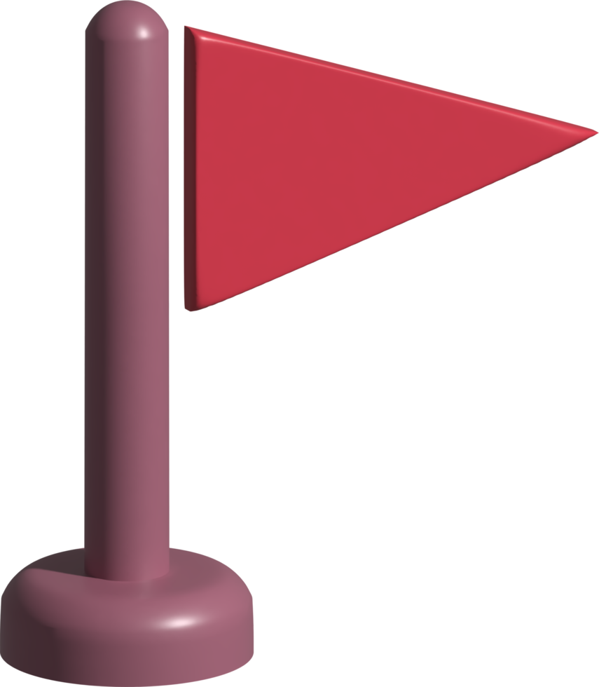 3d icon of flag png