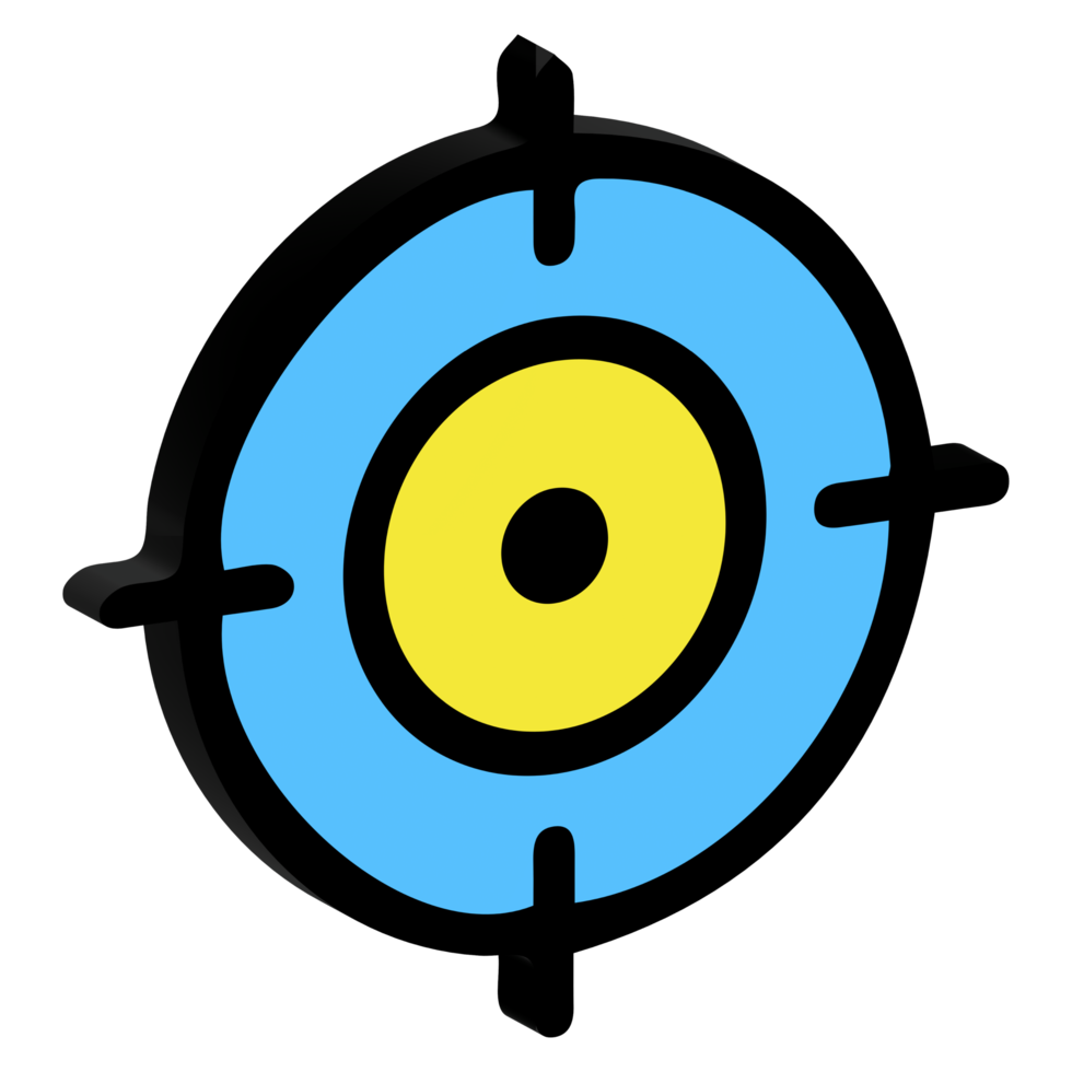 target icon png 3d