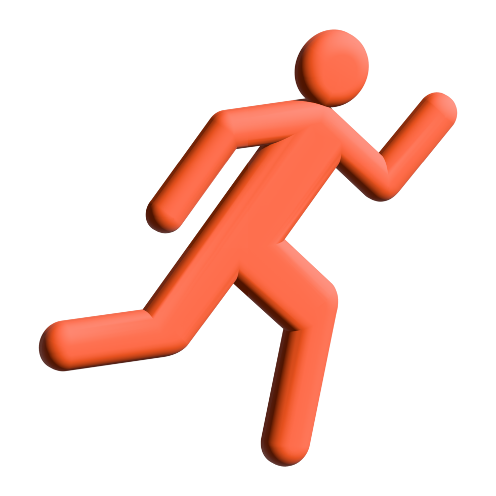 running icon 3d png