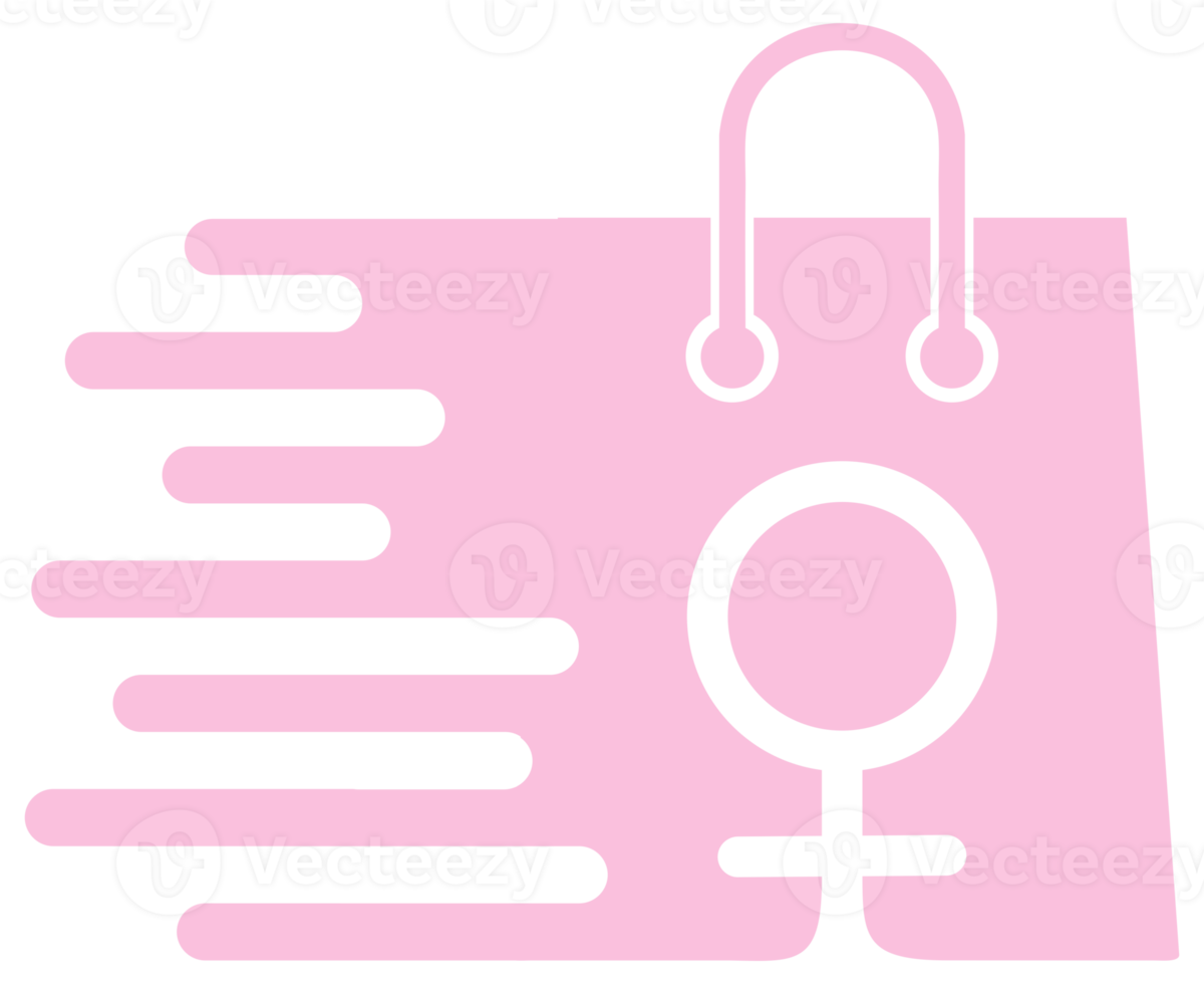 kvinna väska eller kvinna väska ikon symbol för logotyp, piktogram, konst illustration, appar eller grafisk design element. formatera png