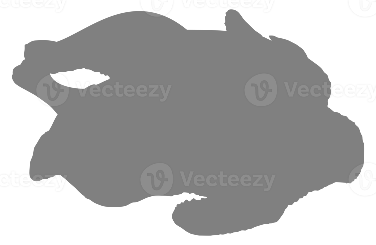 Silhouette of the Chicken Meat for Logo, Apps, Website, Pictogram, Art Illustration or Graphic Design Element. Format PNG