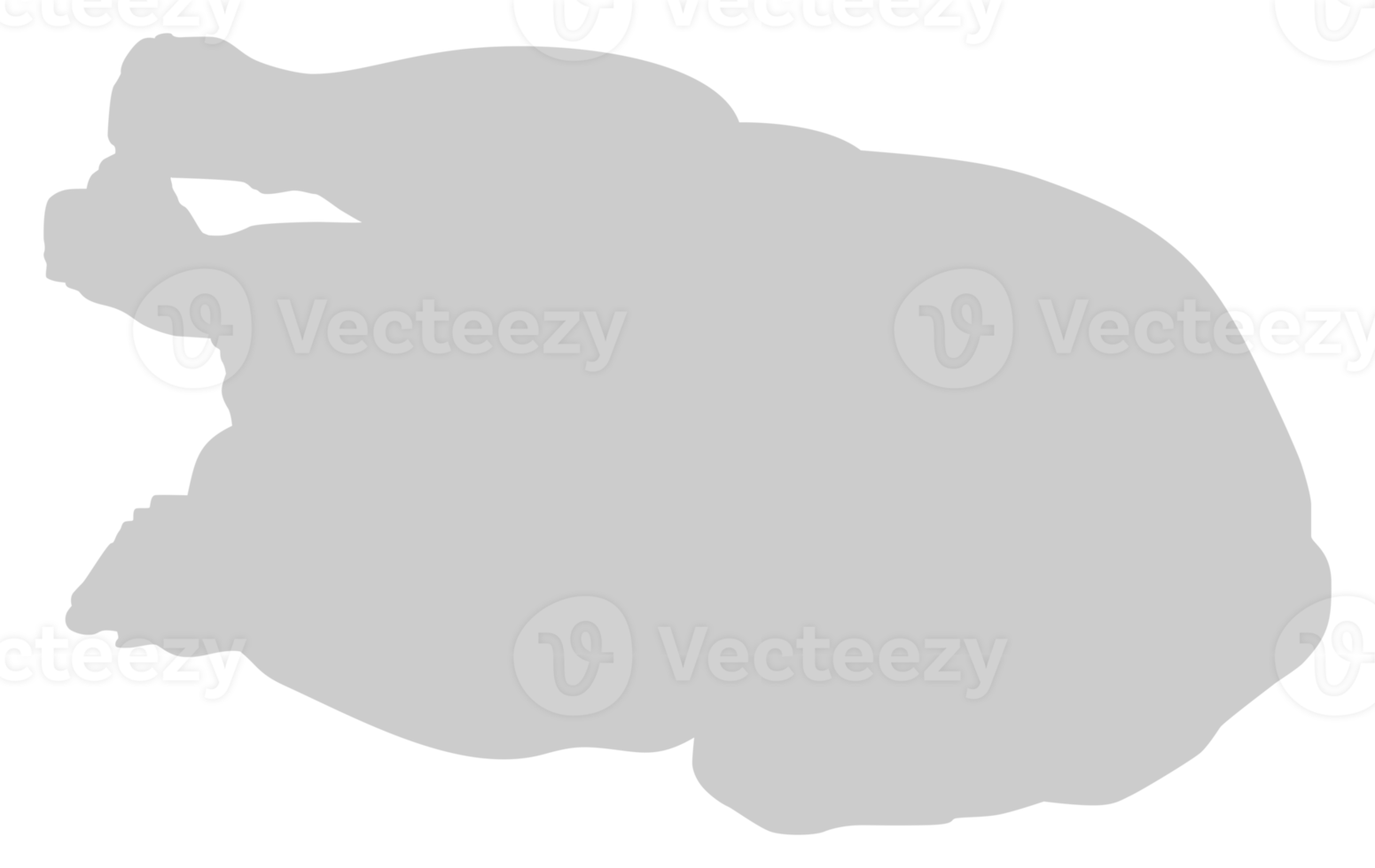 silhouette de la viande de poulet pour le logo, les applications, le site Web, le pictogramme, l'illustration d'art ou l'élément de conception graphique. formatpng png